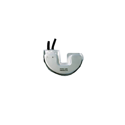 Roman 190mAh 3.7 V Lityum-iyon Polimer Pil C Şekli LiPo Pil