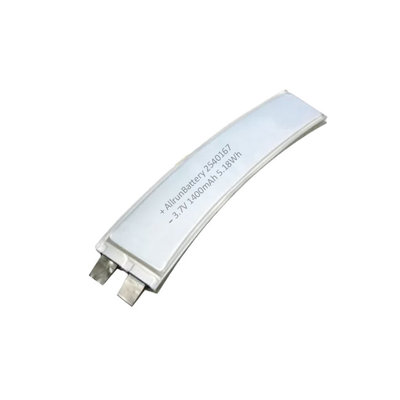 İnce 3,7 V 1400mAh Özel Lityum Polimer Pil Şekli 2540167