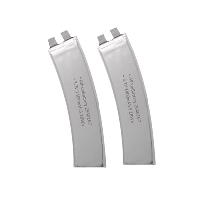 İnce 3,7 V 1400mAh Özel Lityum Polimer Pil Şekli 2540167