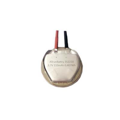 Altıgen Şekilli Güçlü Özel LiPo Pil 3.7 V 110mAh 352220