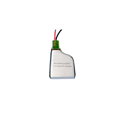 Şarj Edilebilir Özel LiPo Pil 495mAh 3,7 V Lityum Polimer Pil