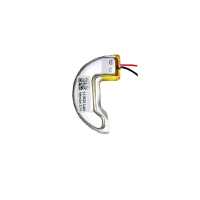 Güç Çözümü Özel C Şekli LiPo Pil 3,7 V 165mAh Yüksek Güvenilirlik