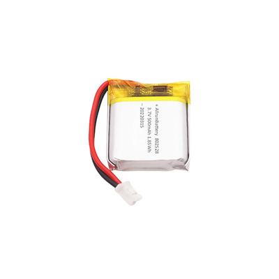 Hafif Dikdörtgen Şekilli Pil Taşınabilir 3.7 V LiPo Pil 500mAh