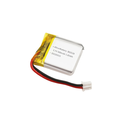 Hafif Dikdörtgen Şekilli Pil Taşınabilir 3.7 V LiPo Pil 500mAh