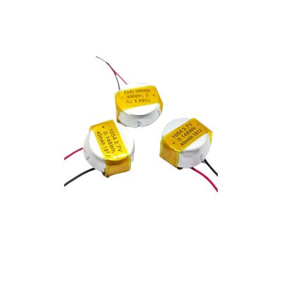 Düğme Lityum İyon Polimer Pil 3,7 V / 40mAh LiPo Pil 1054