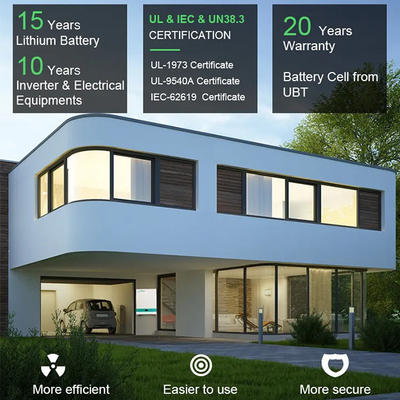 Prizmatik Hücre Duvar Montajı Lifepo4 Pil RS485 / CAN 51.2V 100ah Lityum Pil Paketi